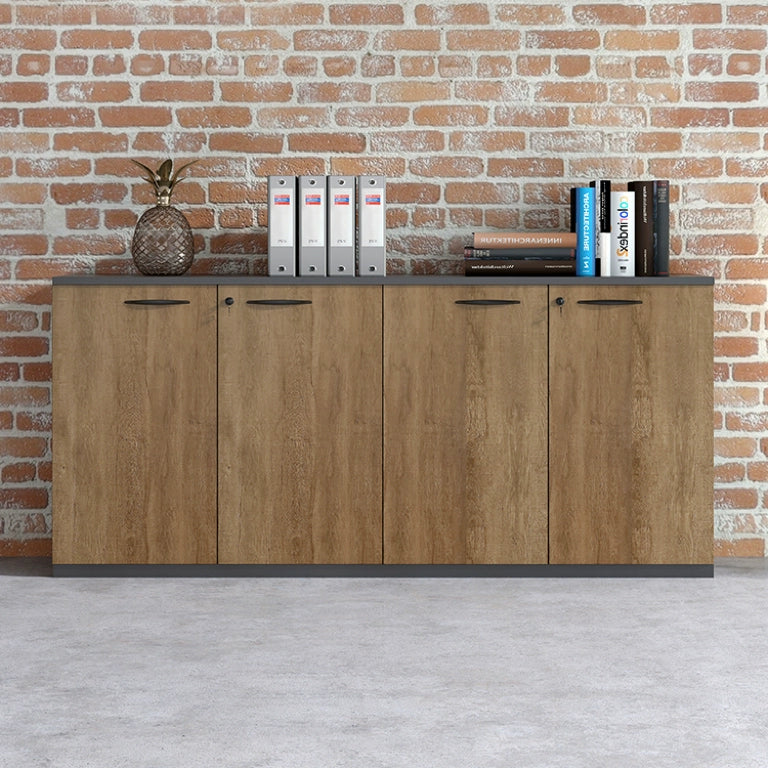 Low Cabinet File Storage W/Lock Drawers