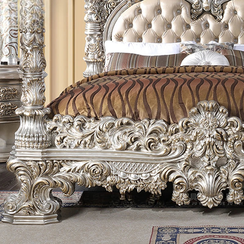 Double Light Full Size Luxury Bed Modern High End Design