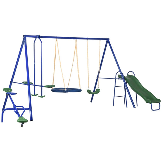 Metal Swing Set for Kids Outdoor