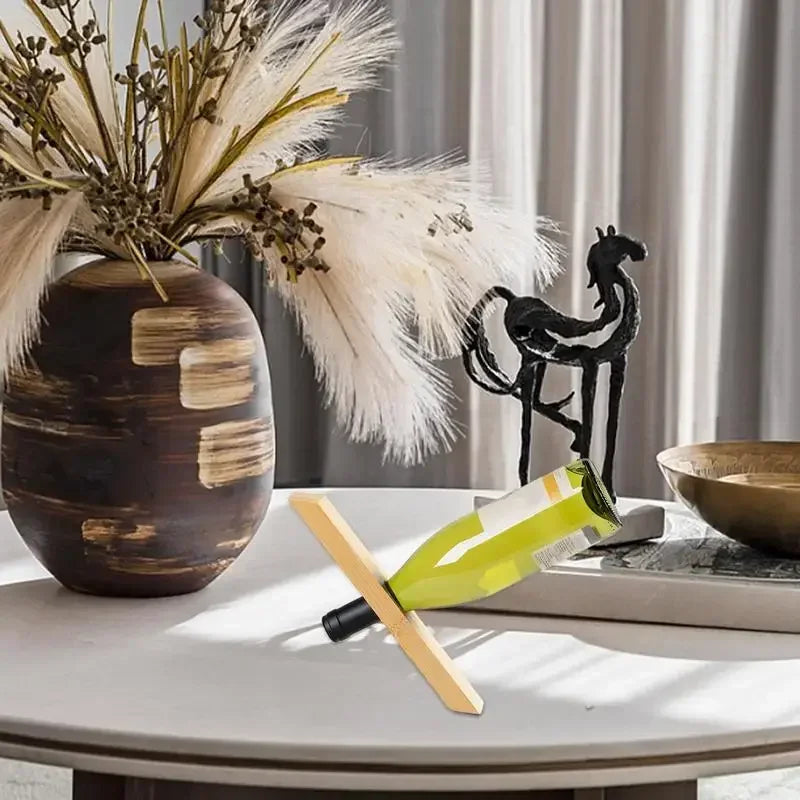 Bamboo Product Balance Wine Rack