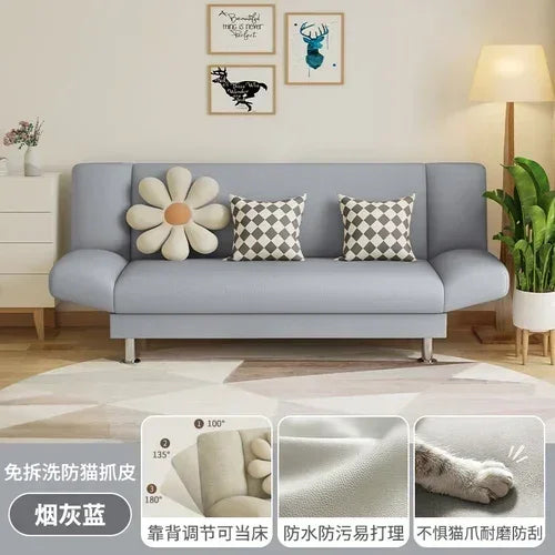 Nordic Fabric Bed Lazy Sofa Foldable Z