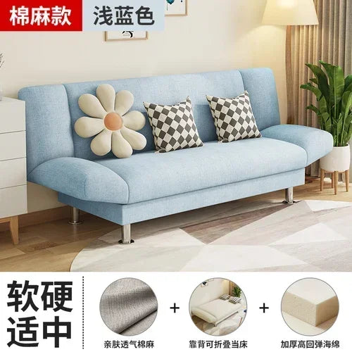 Nordic Fabric Bed Lazy Sofa Foldable Z