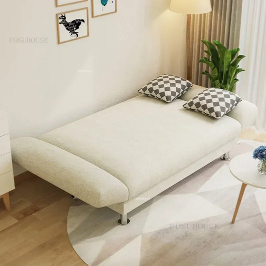 Nordic Fabric Bed Lazy Sofa Foldable Z