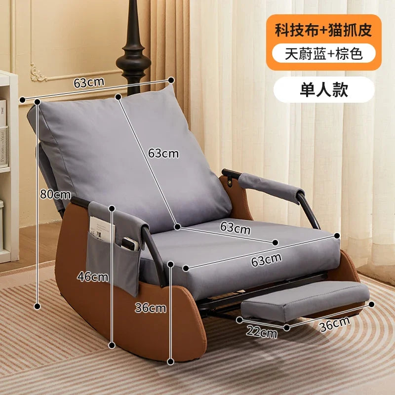 Kawaii Rocking Chair Single European Armchair Lazy Chair Floor Daybed Single Divani Da Soggiorno Home Furniture