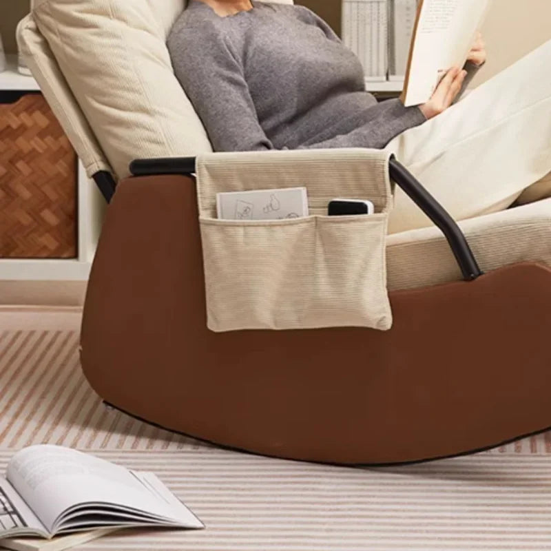 Kawaii Rocking Chair Single European Armchair Lazy Chair Floor Daybed Single Divani Da Soggiorno Home Furniture