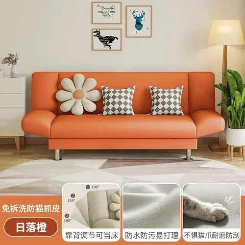 Nordic Fabric Bed Lazy Sofa Foldable Z