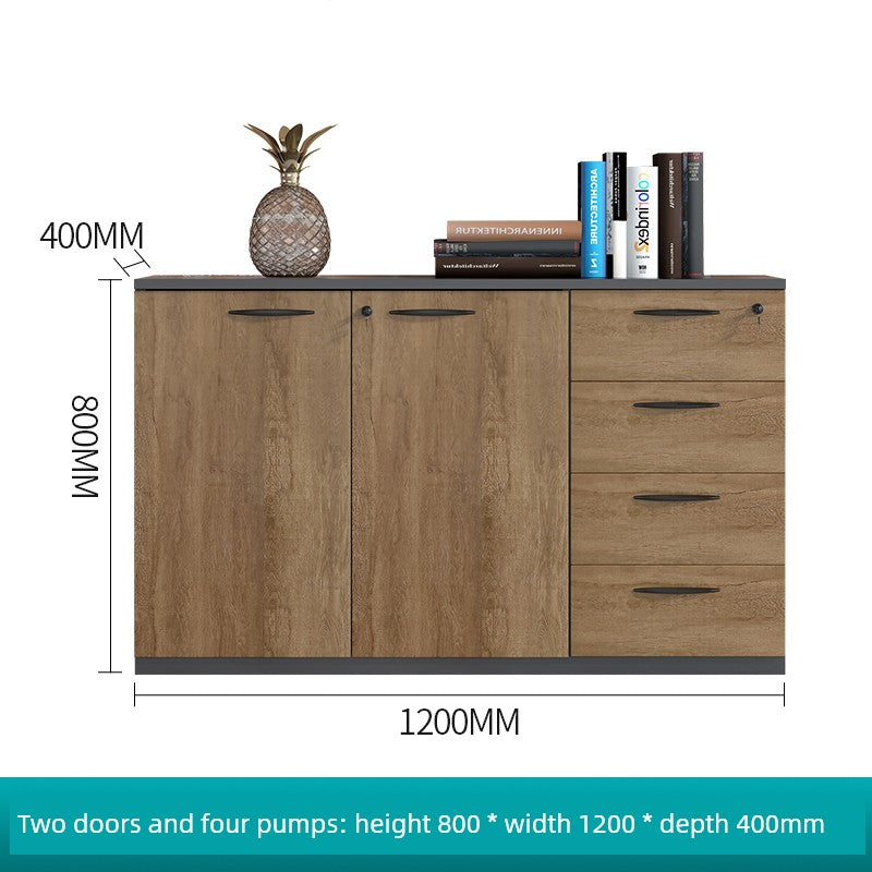 Low Cabinet File Storage W/Lock Drawers