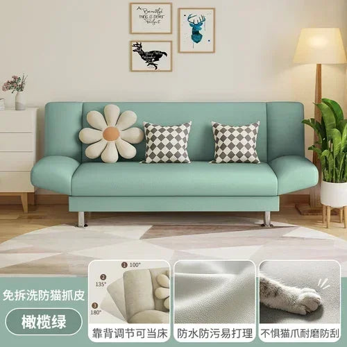 Nordic Fabric Bed Lazy Sofa Foldable Z