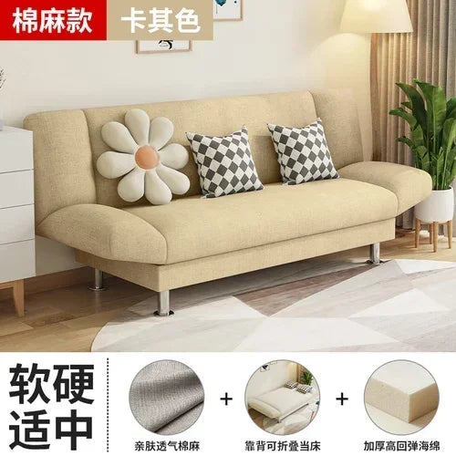Nordic Fabric Bed Lazy Sofa Foldable Z