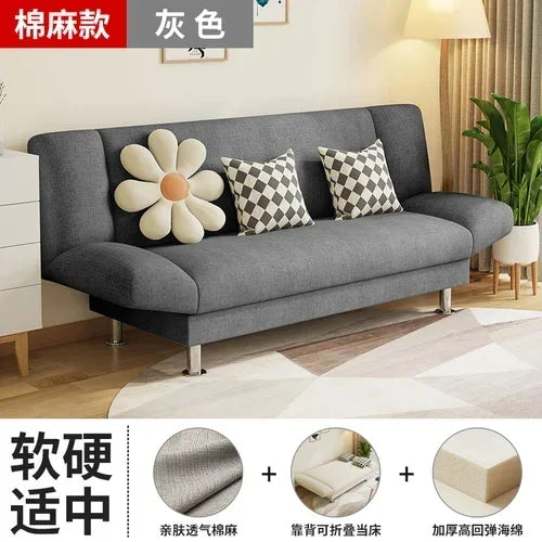 Nordic Fabric Bed Lazy Sofa Foldable Z