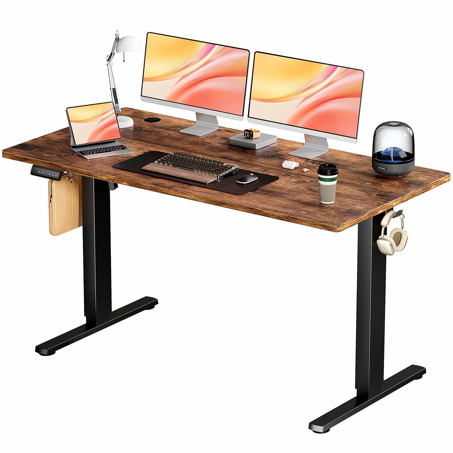 JHK Electric Standing Desk Height Adjustable 55x24 Workstation, Ergonomic