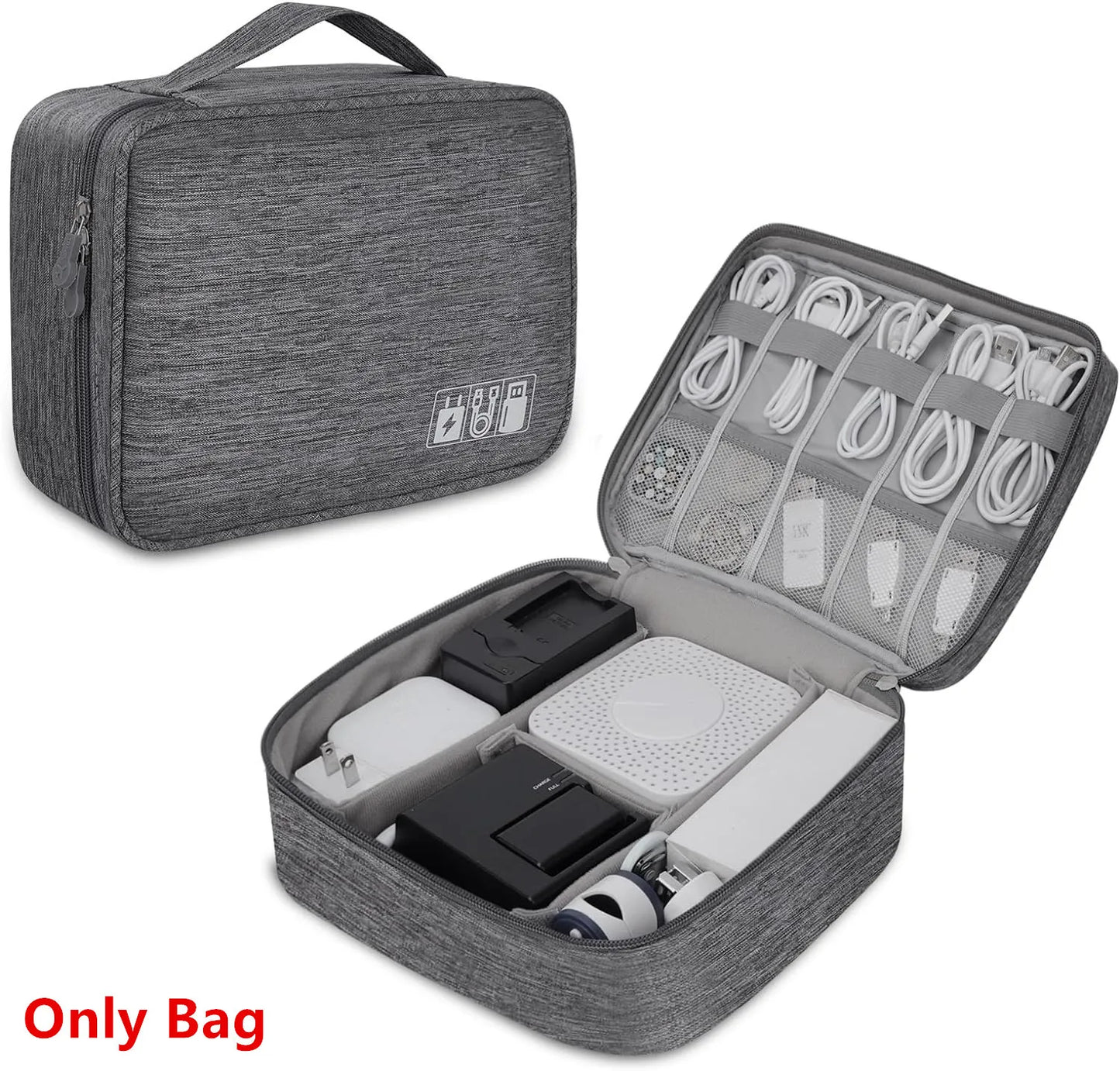 Cable Storage Bag Waterproof Digital Electronic Organizer