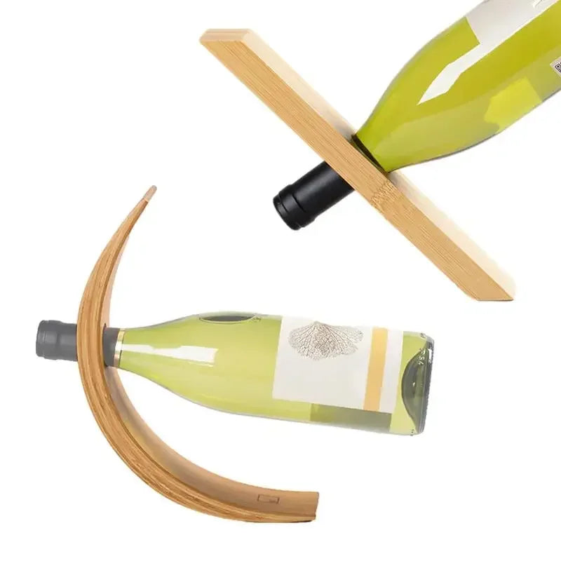 Bamboo Product Balance Wine Rack