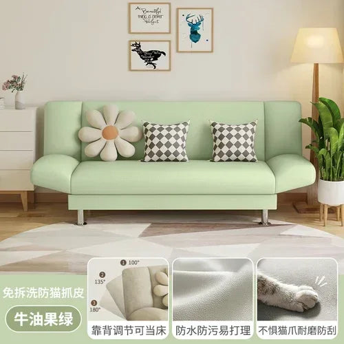 Nordic Fabric Bed Lazy Sofa Foldable Z