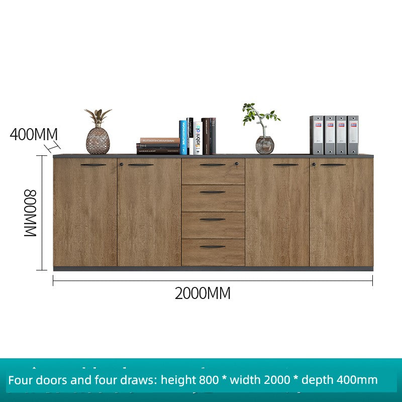 Low Cabinet File Storage W/Lock Drawers