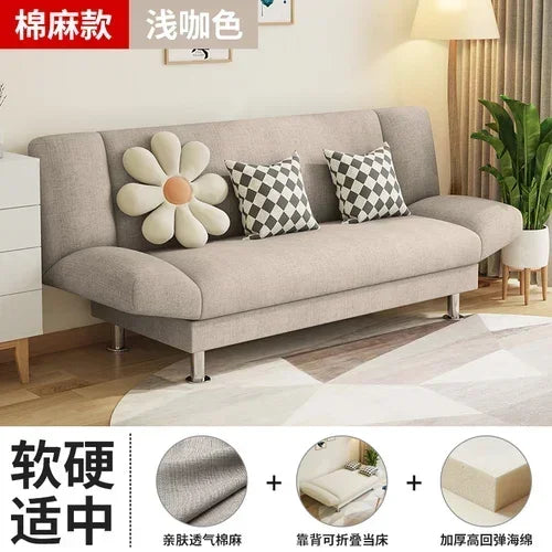 Nordic Fabric Bed Lazy Sofa Foldable Z