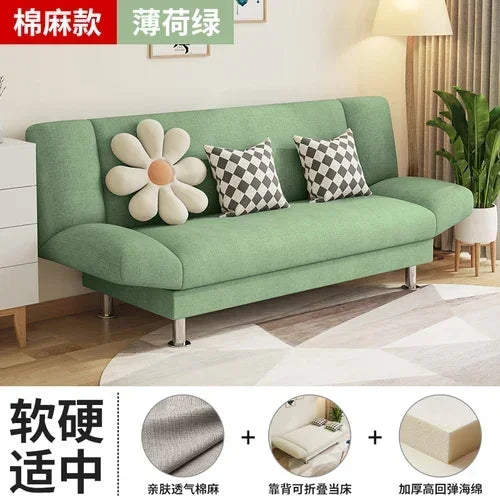 Nordic Fabric Bed Lazy Sofa Foldable Z