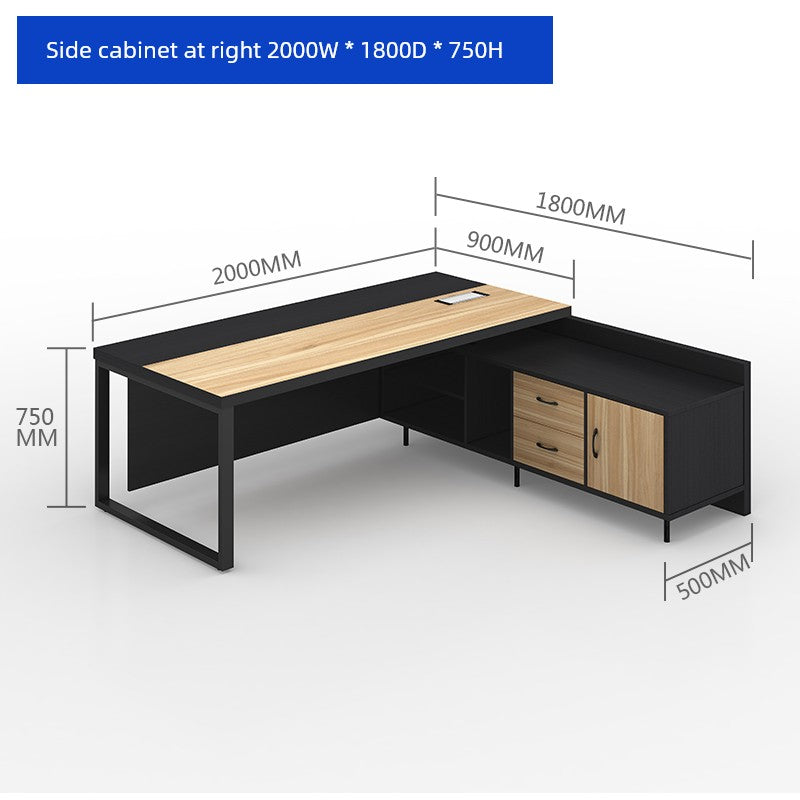 Desk Wooden 1.8M Book Table Desk Wood Furniture