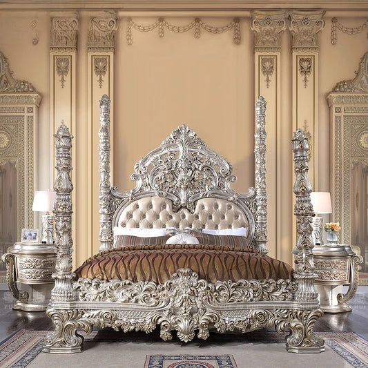 Double Light Full Size Luxury Bed Modern High End Design