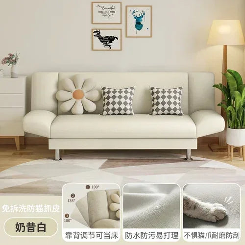 Nordic Fabric Bed Lazy Sofa Foldable Z