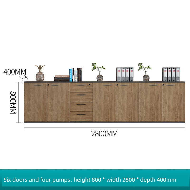 Low Cabinet File Storage W/Lock Drawers