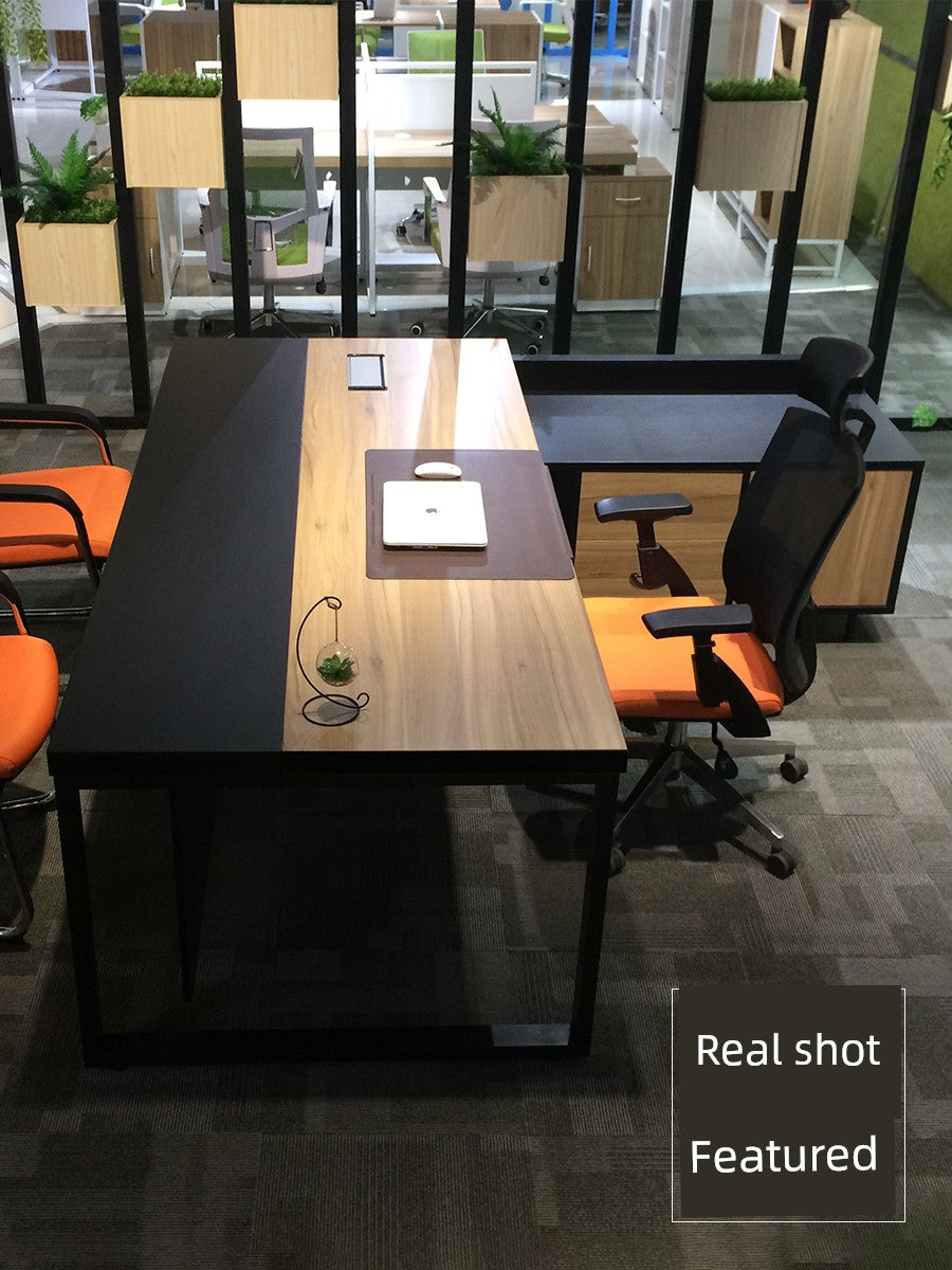 Desk Wooden 1.8M Book Table Desk Wood Furniture