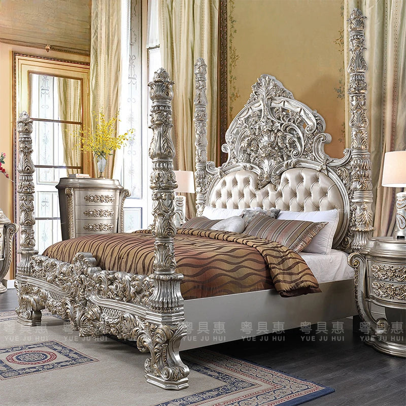 Double Light Full Size Luxury Bed Modern High End Design