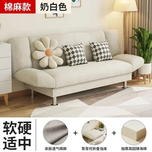Nordic Fabric Bed Lazy Sofa Foldable Z